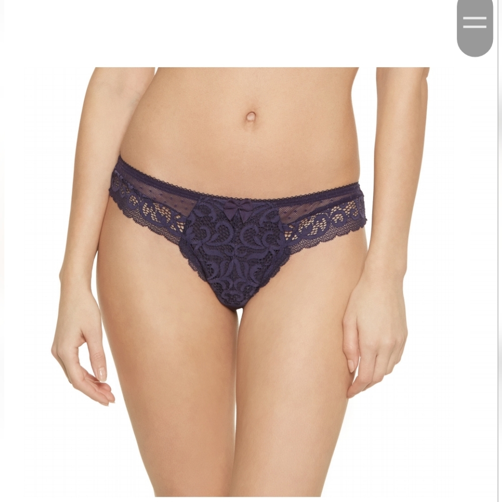 NWT Hipster panties in purple lace by Blush Lingerie